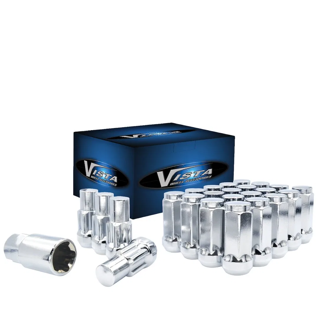 DPC56042L – WC WHEEL ACC Wheel Installation Kit, 6 Lug Kit 14 Millimeter x 2.0 Thread Size 60 Degree Conical Bulge Ac...